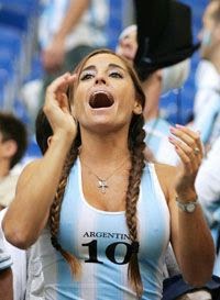 Mujeres lindas: Argentina, hermosas aficionadas a la selección argentina. La chica guapa 1x2 (XX). Las argentinas más sexys y bellas.