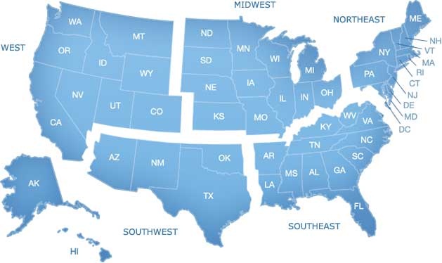 northeast united states