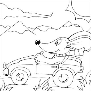 Mouse Coloring Pages