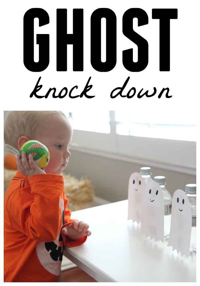 Toddler Approved! Ghost Knock Down Game