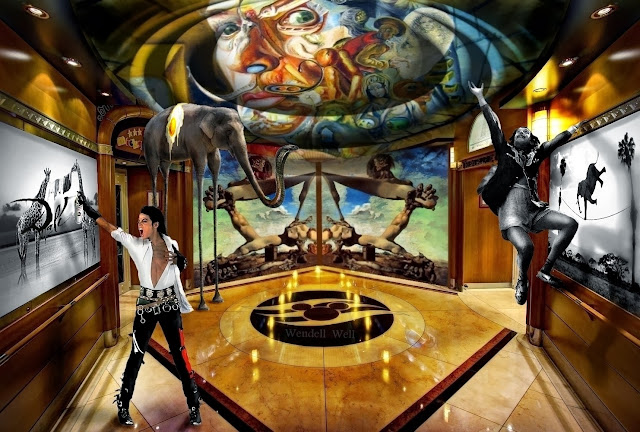 Salvador Dali surreal Michael Jackson