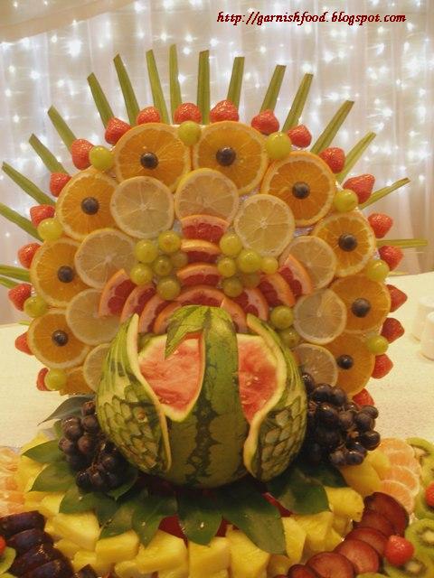 Fruit Carving Display