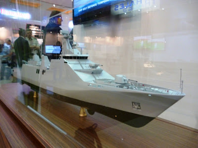 Model PKR dipamerkan Damen Schelde di Indo Defense 2012. (Foto: Berita