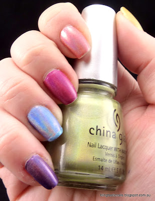 China Glaze OMG Skittles Manicure
