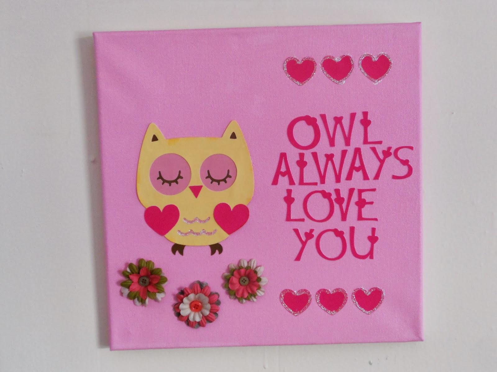 DB Crafty Treasures Baby Nursery Wall Art with Cricut and CTMH