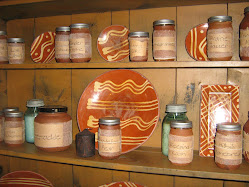 Redware and Black Crow candles
