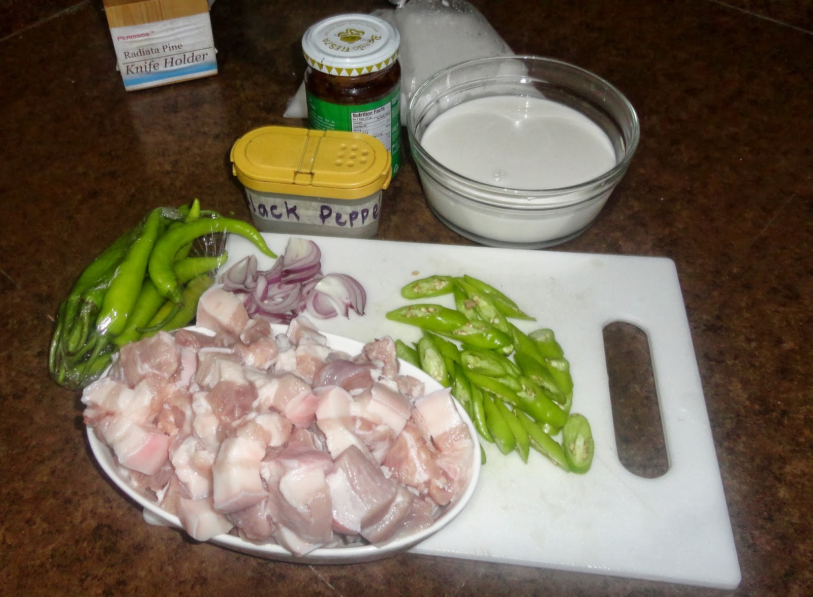 My Cooking Experiment PORK BINAGOONGAN (Pork Belly with Jalapeno in