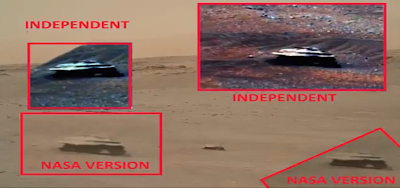 UFO Sightings Metallic UFO Spotted On Mars Surface 2015, UFO Sighting News
