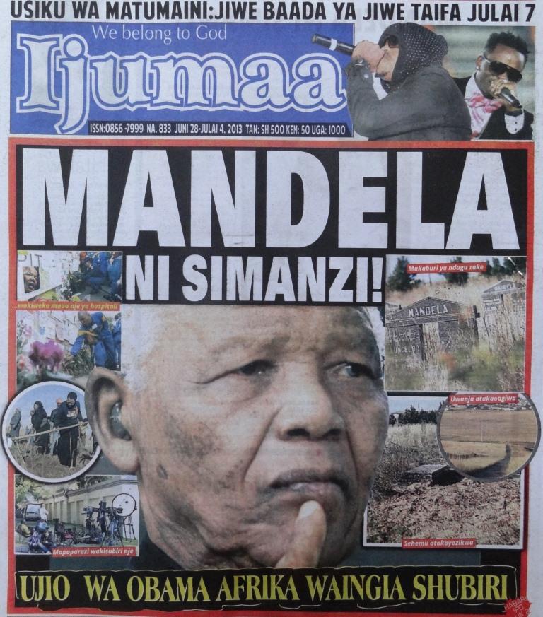 MAGAZETI YA LEO IJUMAA JUNE 28, 2013