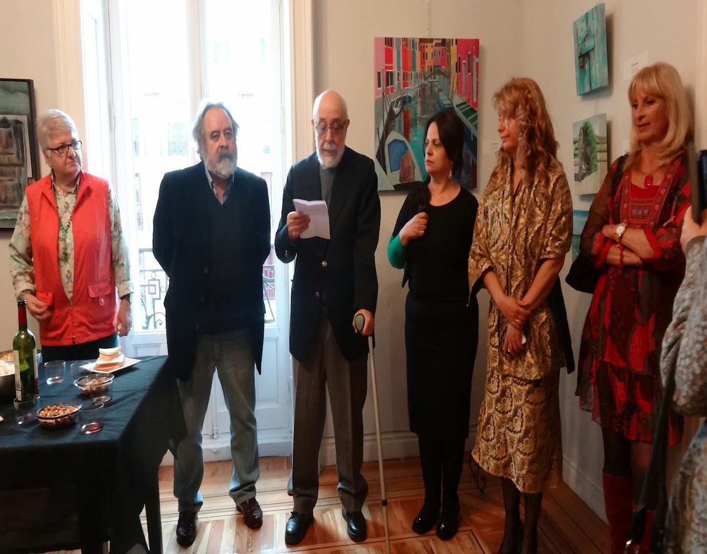Exposición de Ana en el Club567, Madrid 2014