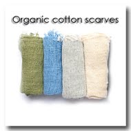 Organic cotton scarves