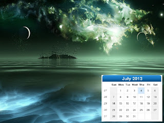 Nature Desktop Calendar 2013 Wallpapers