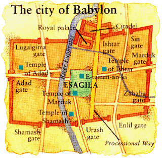 map of babylon