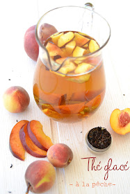 thé glacé maison pour environ 1 litre de thé glacé à la pêche ( dans 1 pichet)