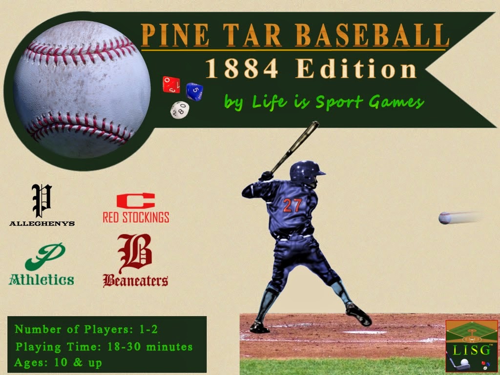Gaming with the Gnomies (Kickstarter) Pine Tar Baseball 1884