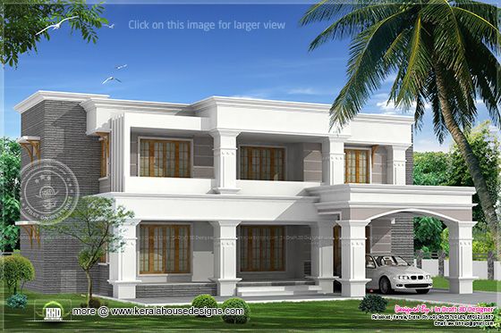3455 sq-ft villa design 1