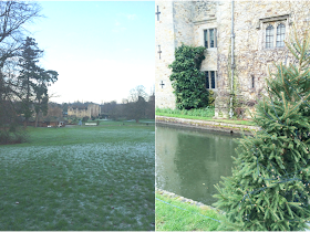 Outside Hever Castle, England,  and the grounds 