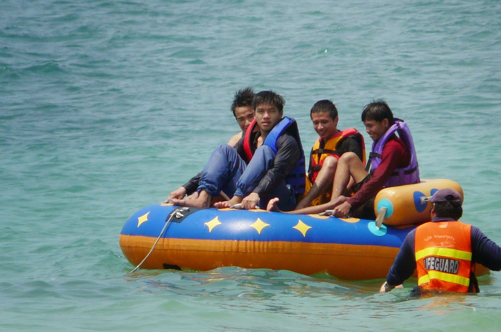 Thai boys at sea Thai boys at sea