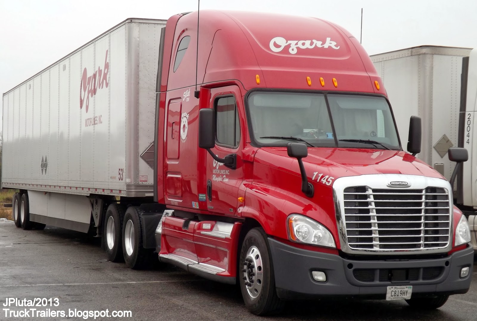 TRUCK TRAILER Transport Express Freight Logistic Diesel Mack Peterbilt