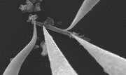 Nanomanipulación de un nanotubo