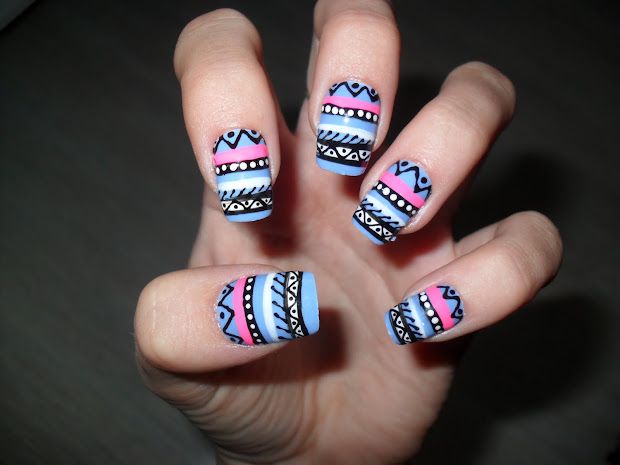girl north beauty aztec nail