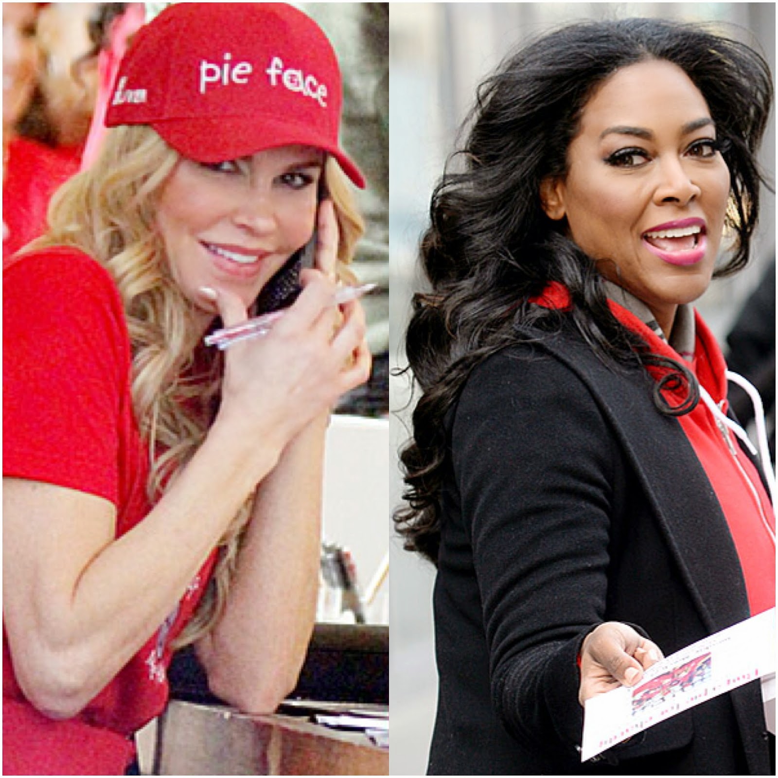 Photos Brandi Glanville And Kenya Moore Working On Their First
