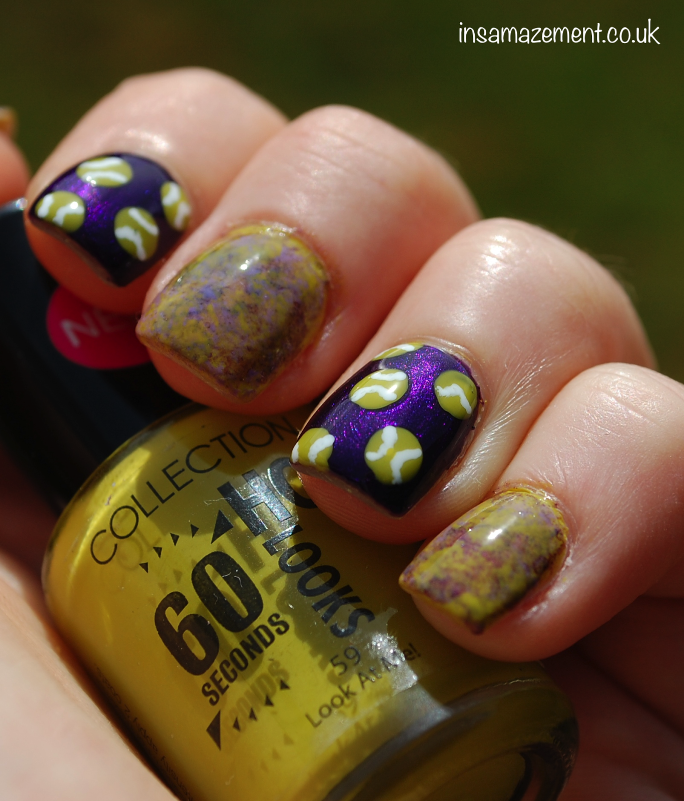 In SAMazement Wimbledon Inspired Nail Art Tutorial