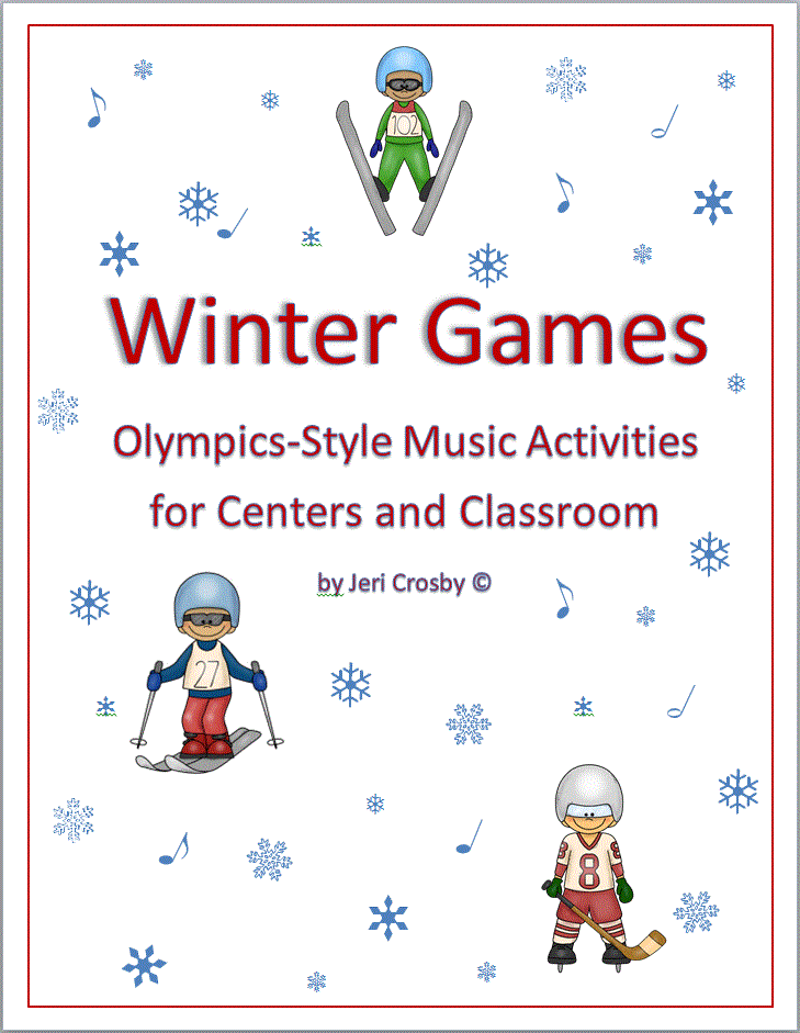 Winter Games Centers or Whole-Class Activities
