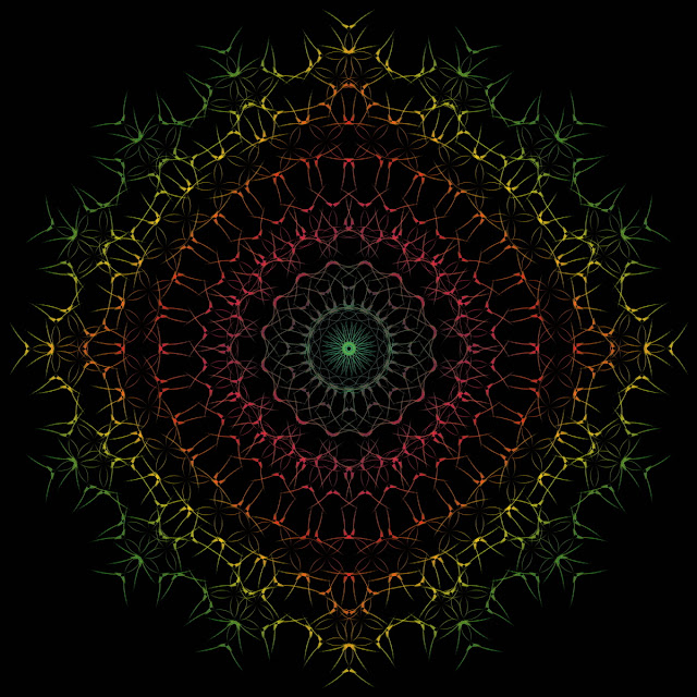 Mandalas, Fractales, Patterns, Efectos Visuales, Efectos Opticos