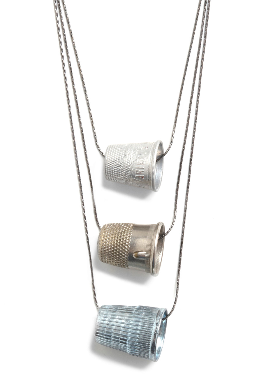 no big dill Triple Thimble Necklace Tutorial
