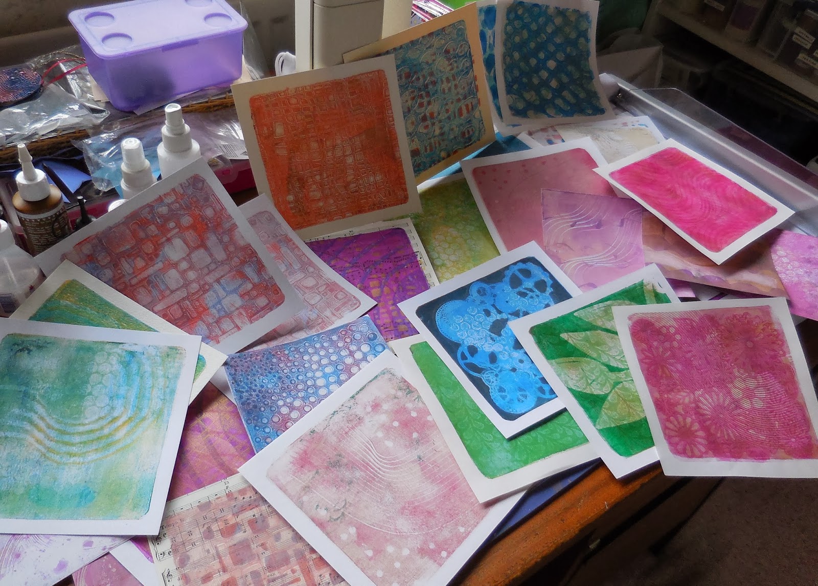 Ink, Paint & Me Gellilicious!