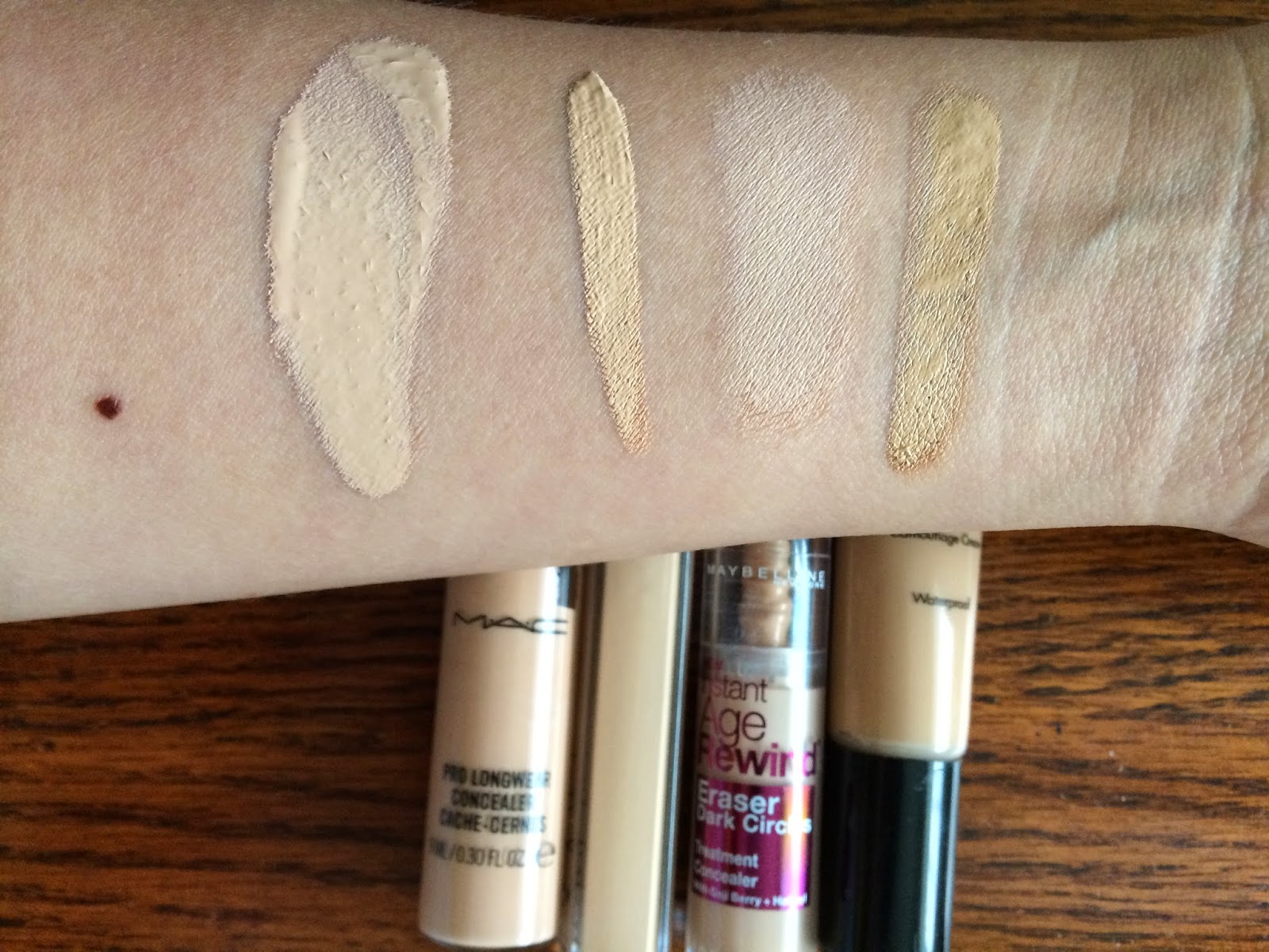 BeHonestBeauty Edit My Top Four Concealers NARS, MAC, MUFE, and
