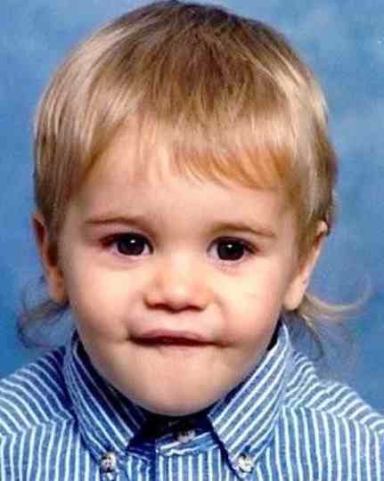 Justin Bieber Childhood Picture - Winter Hassan