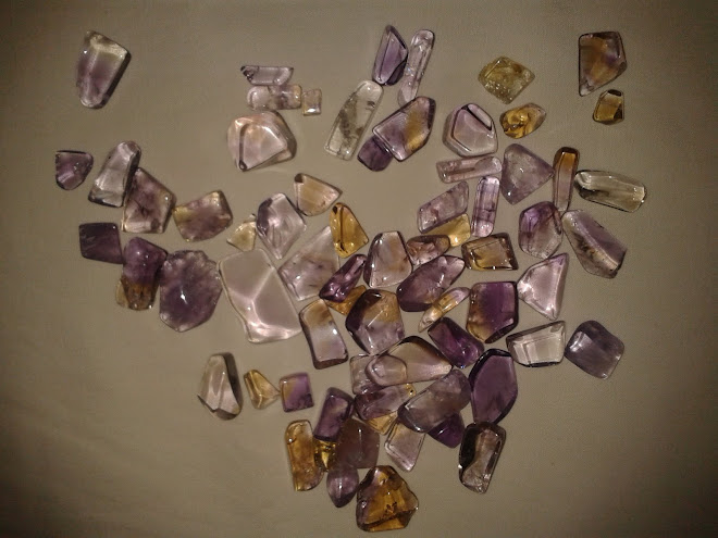 piedras de citrino,amatista y cristal de roca para bijouterie  a granel