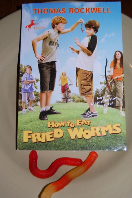 Book report ideas for how to eat fried worms picture