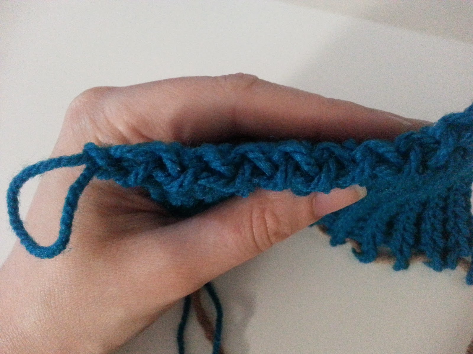 Knitting (b)Loom: Photos & Samples Of Stockinette Stitch In A Long Knitti...