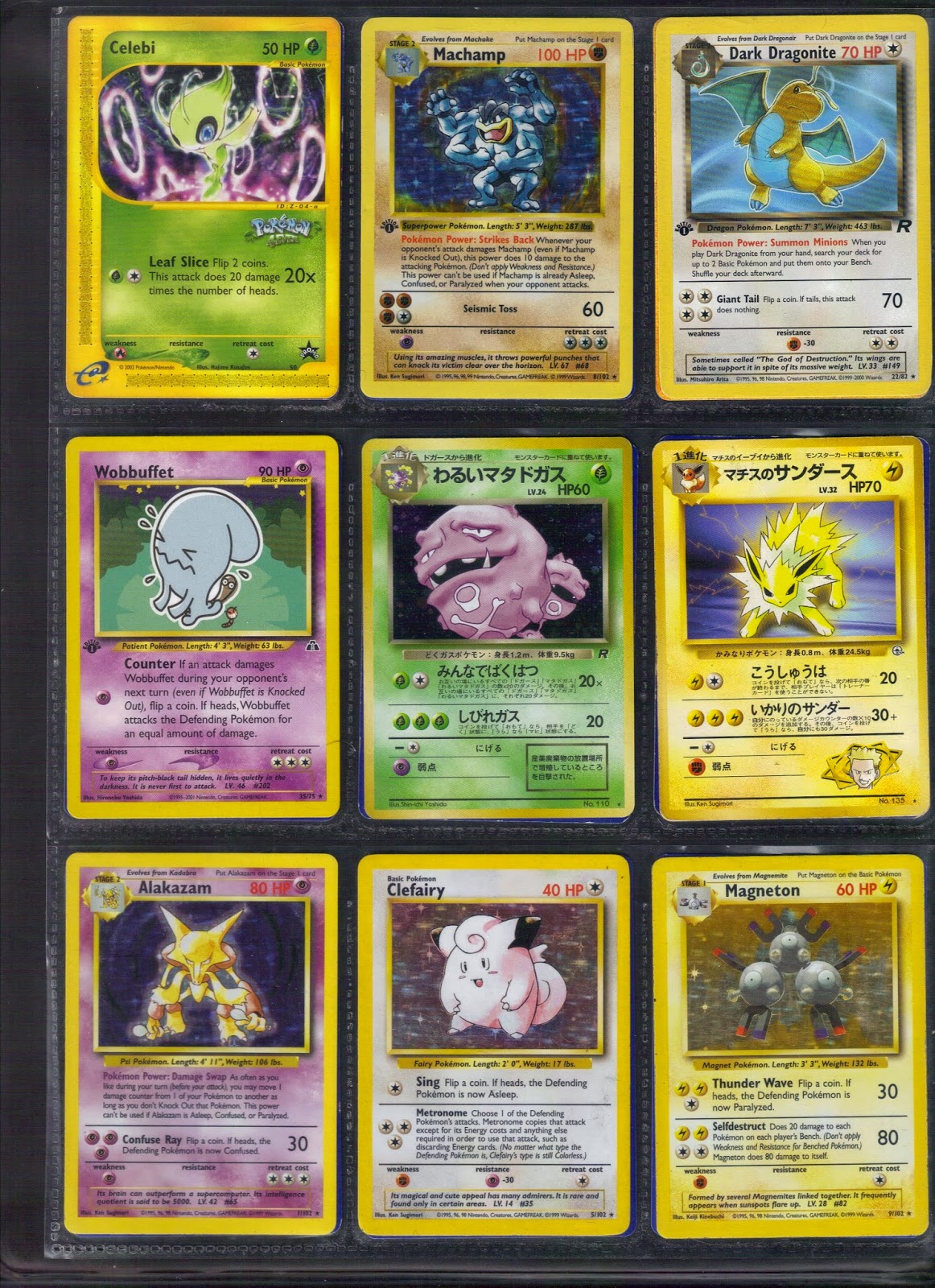 Image Gallery old pokemon cards