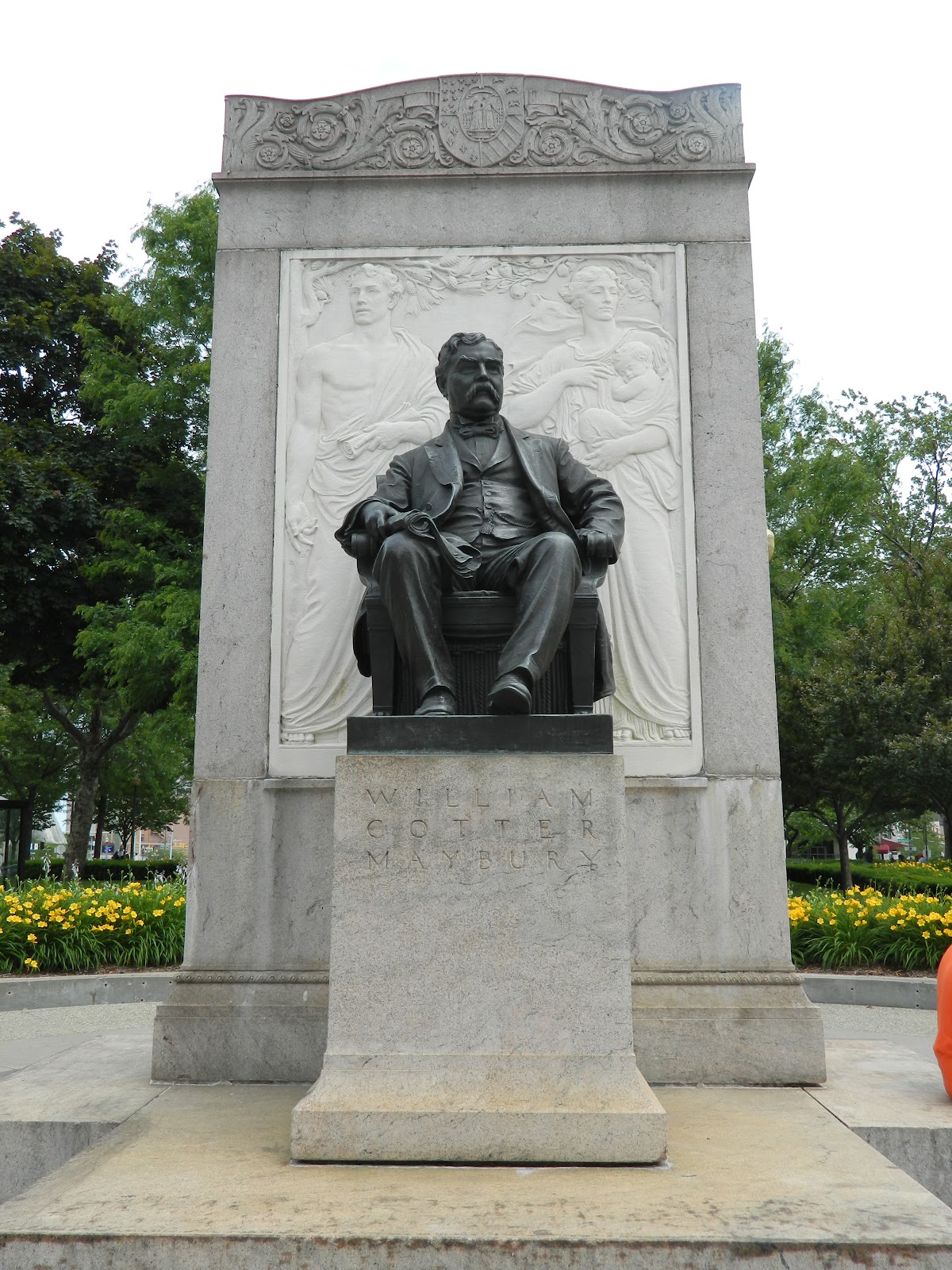Running to 50 Statues of Downtown Detroit