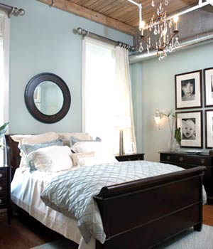 modern home interior design: black and white and blue bedroom that modern home interior design: black and white and blue bedroom that
