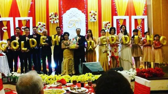 GOLDEN WEDDING Event of Mr. LIM A TAK & Mrs. SHEN SIU ING