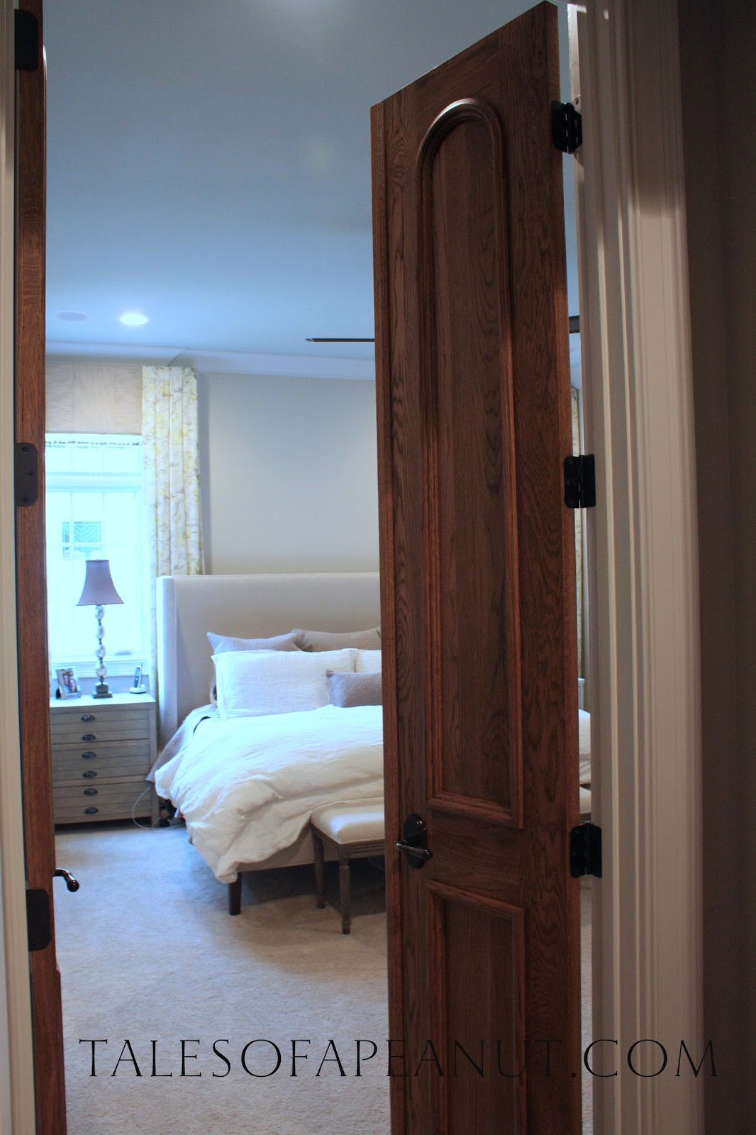 Building A Home - Master Bedroom Reveal - Jenn Elwell You enter our room off of the back hallway. When we were in New Orleans for the LSU game last year, we looked hard for some antique doors to bring back but ... - Building A Home - Master Bedroom Reveal - Jenn Elwell