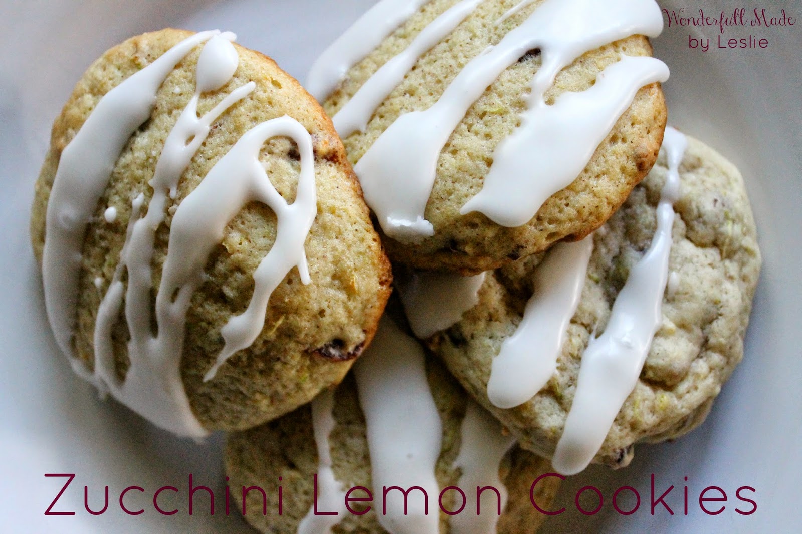 Wonderfully Made Lemon Zucchini Cookies