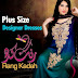 Plus Size Designer Dresses for Healthy Women Rang Kadah