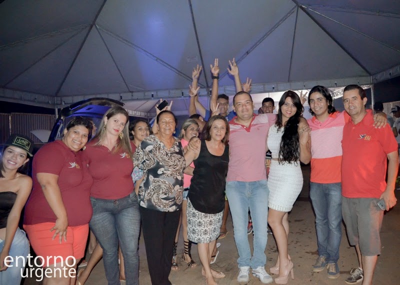Regina, Renata Penetra, Dona Vera Couto, Argentina Martins, Wenner Patrick e esposa, Fabiano Rabelo e Divino Ramos