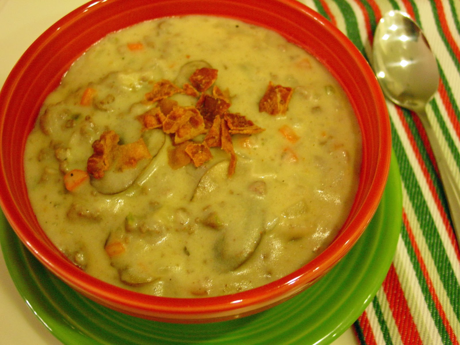 Soup Spice Everything Nice Mushroom Cheeseburger Soup