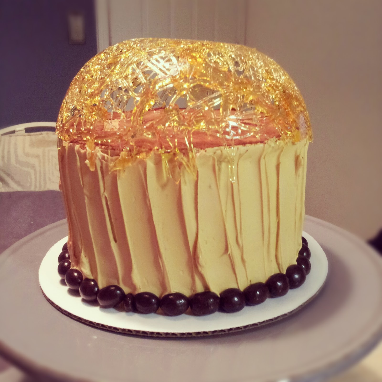 ajc patisserie Double Chocolate Kahlua and Salted Caramel Cake