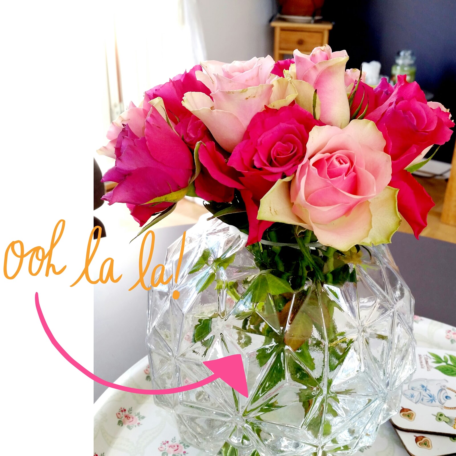 roses, a beautiful mess app, pink, vase