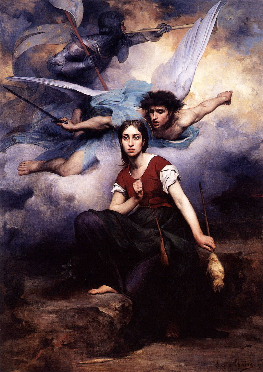 Joan of Arc listening to the voices – Eugene Thirion, 1876