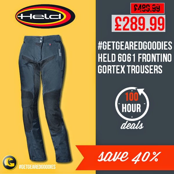 #GetGearedGoodies - Save on the Held 6061 Frontino Goretex trousers - www.GetGeared.co.uk