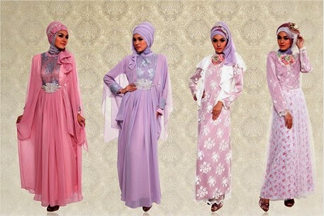 Contoh Gaun Muslimah Modern Contoh Gaun Muslimah Modern